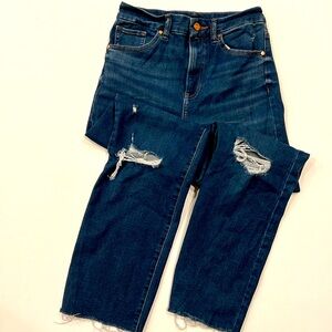 Express Modern Straight Super Highrise Jeans